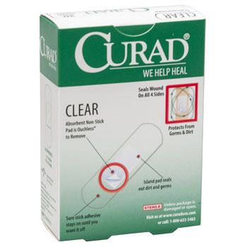 24 Pieces of Bandages Curad 30ct Clear