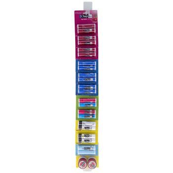 72 Pieces of Lip Balms 2pk Assorted Chap Ice 12pc Merch Strip See N2 Ref#139.408