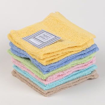 72 Pieces of Wash Cloths 2 Pk 12x12 Assorted Colors Peggable See N2 #wt837-21