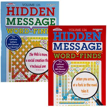 24 Pieces of Word Finds Hidden Message 2-3 Asstd In Pdq