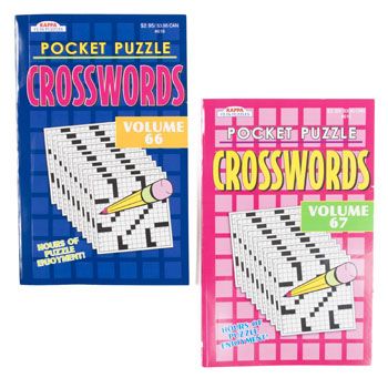 48 Pieces of Crossword Pocket Puzzles2asst In Pdq Ppd