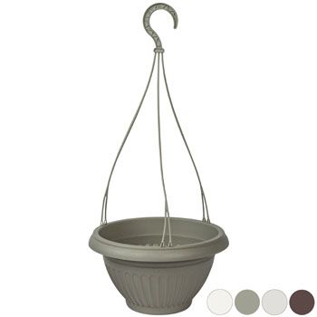 72 Pieces of Planter Hanging 10.25"d X 6"h Bone, Cabernet, Cream, White