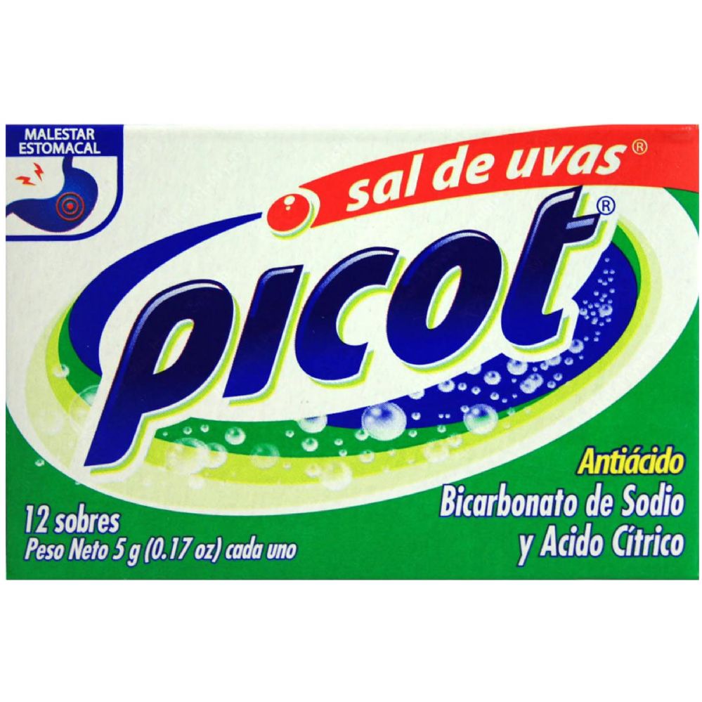 12 Pieces of Picotsal De Antacid 12 Ct With No Pain Relievers
