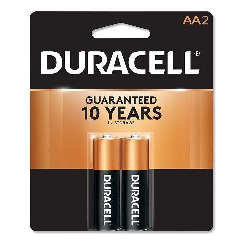 14 Pieces of Duracell Batteries Aa2 Coppertop
