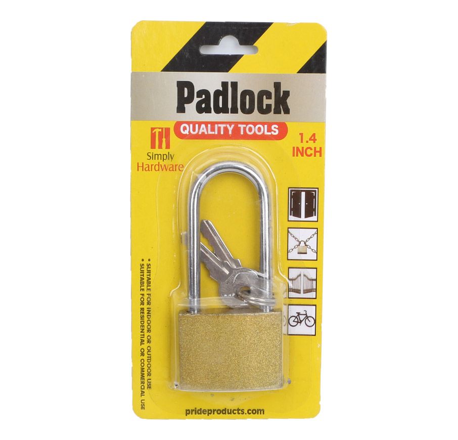 24 Pieces of Brass Padlock 1pk 1.5in X 1in