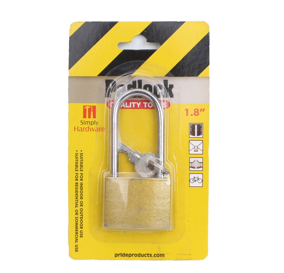 24 Pieces of Brass Padlock 1pk 1.8in X 1.4i