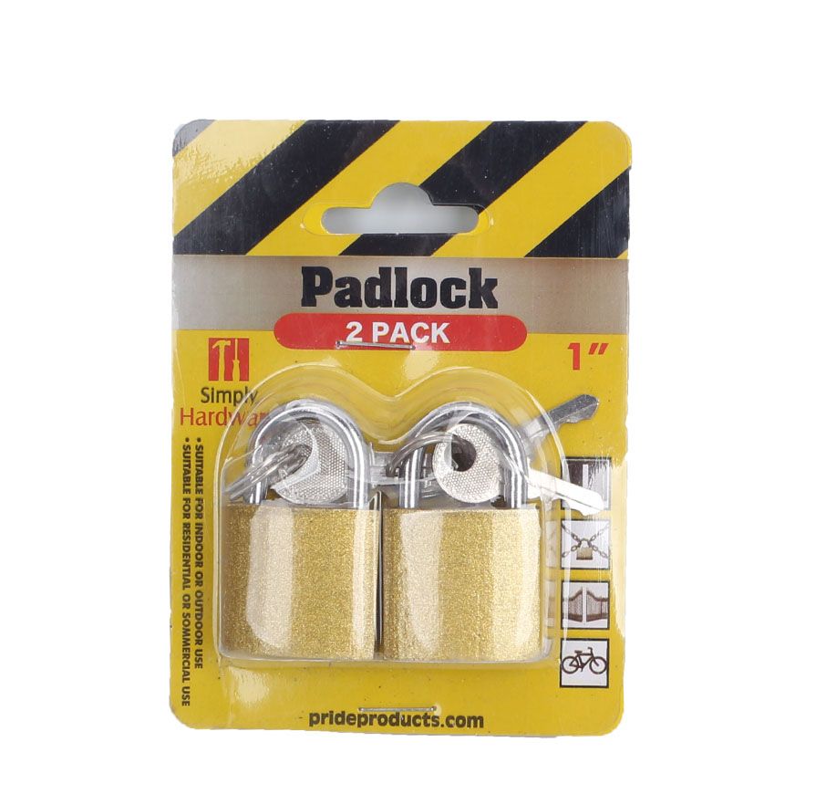 24 Pieces of Padlock 2pc 1in