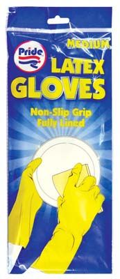 72 Cases of Pride Latex Glove Medium Yellow