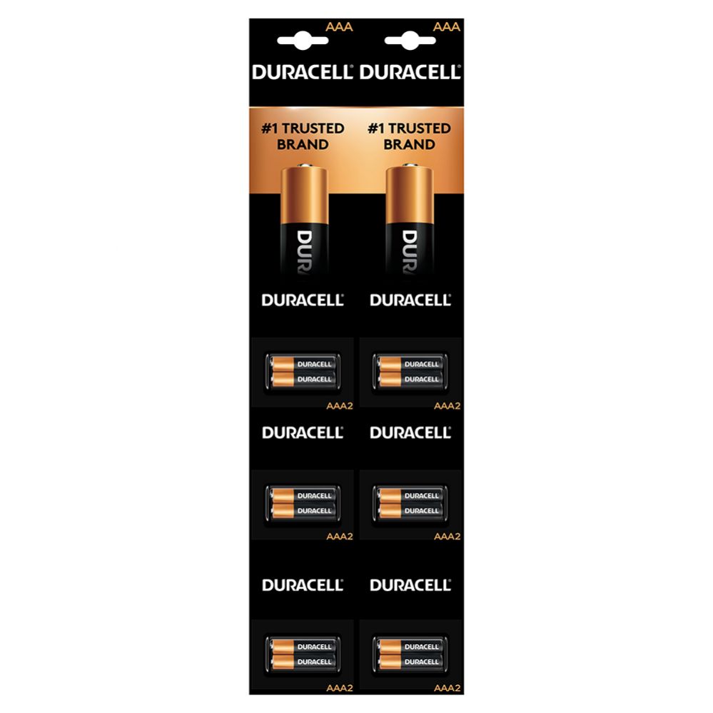 6 Cases of Duracell Batteries Aaa 2pk Bod