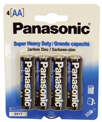 48 Pieces of Panasonic Batteries Super Heavy Duty Aa 4 Pack
