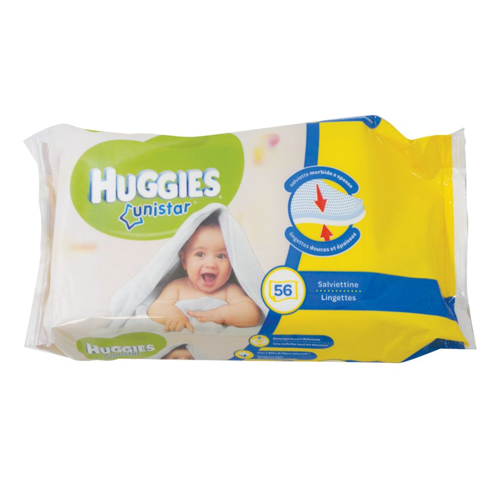 10 Pieces of Huggies Baby Wipes 56 Ct Unistar