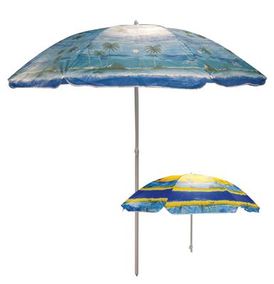 12 Pieces of Pride Beach Umbrella 81 In Tropical Designs