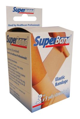36 Pieces of Super Band Elastic Bandage 3 Inch X 5 Yards Boxed