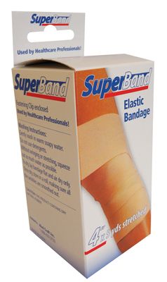 36 Pieces of Super Band Elastic Bandage 4 Inch X 5 Yards Boxed
