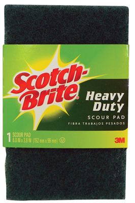 24 Pieces of Scotch Brite Heavy Duty Scour Pad 6 X 4 Inch
