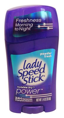 12 pieces of Lady Speed Stick Power Deodorant 1.4 Oz Invisible Dry Powder Fresh