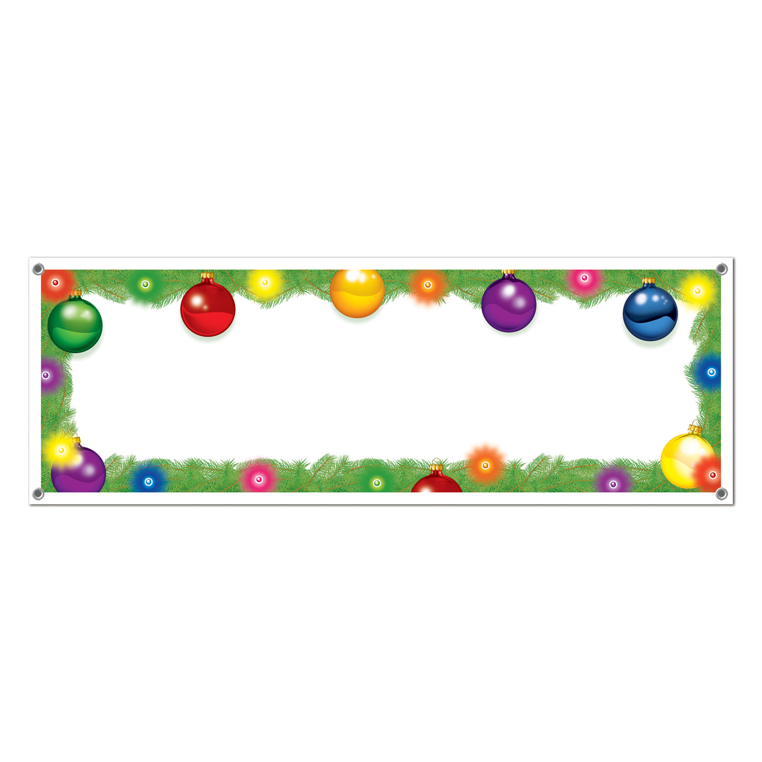 12 Pieces of Holiday Sign Banner