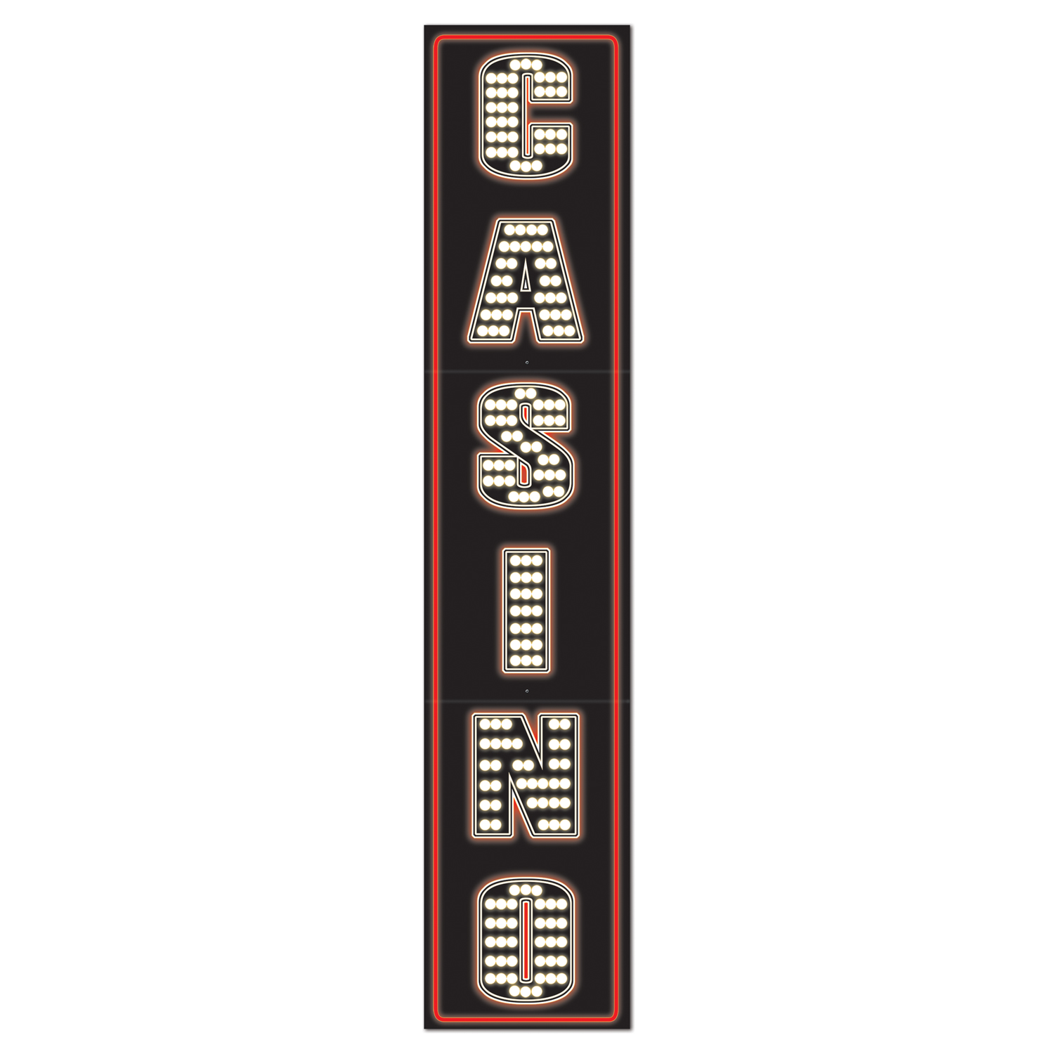 12 Pieces of Jointed Casino Pull-Down Cutout