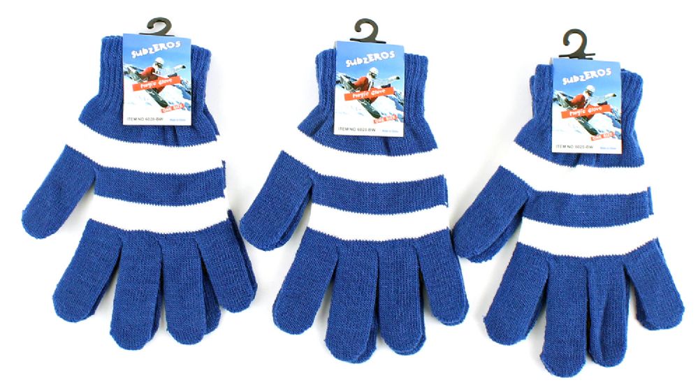 48 Pieces of Adult Magic GloveS-Blue And White