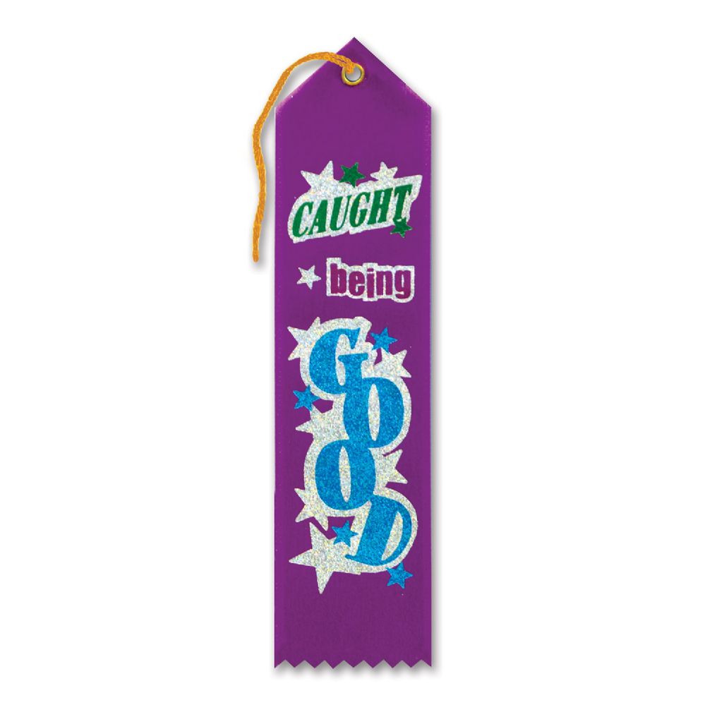 6 Pieces of Caught Being Good Award Ribbon