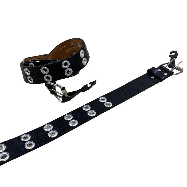 48 Pieces Belt Wide Black Large Holes Size Xlarge Mens Belts at alltimetrading