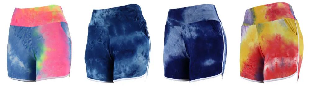 48 Pieces of Womens Biker Shorts Color Size L / xl