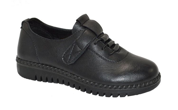 18 Pairs Comfort Work Shoes Hotel Restaurant Walking Slip Resistant, Color Black Size 7-11 - Women's Footwear