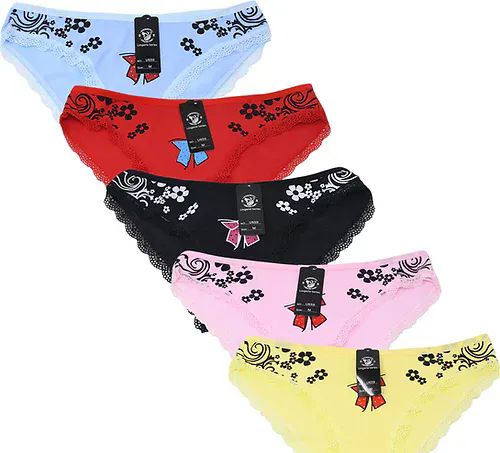 Womens Bulk Underwear Panties - 95% Cotton - Mixed Assorted Prints Packs