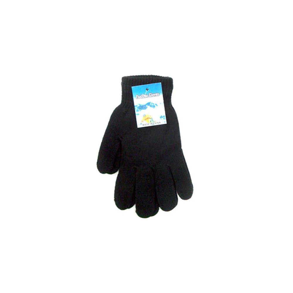 240 Wholesale Black Magic Gloves Large Size One Size Fits All Stretch Magic Winter G