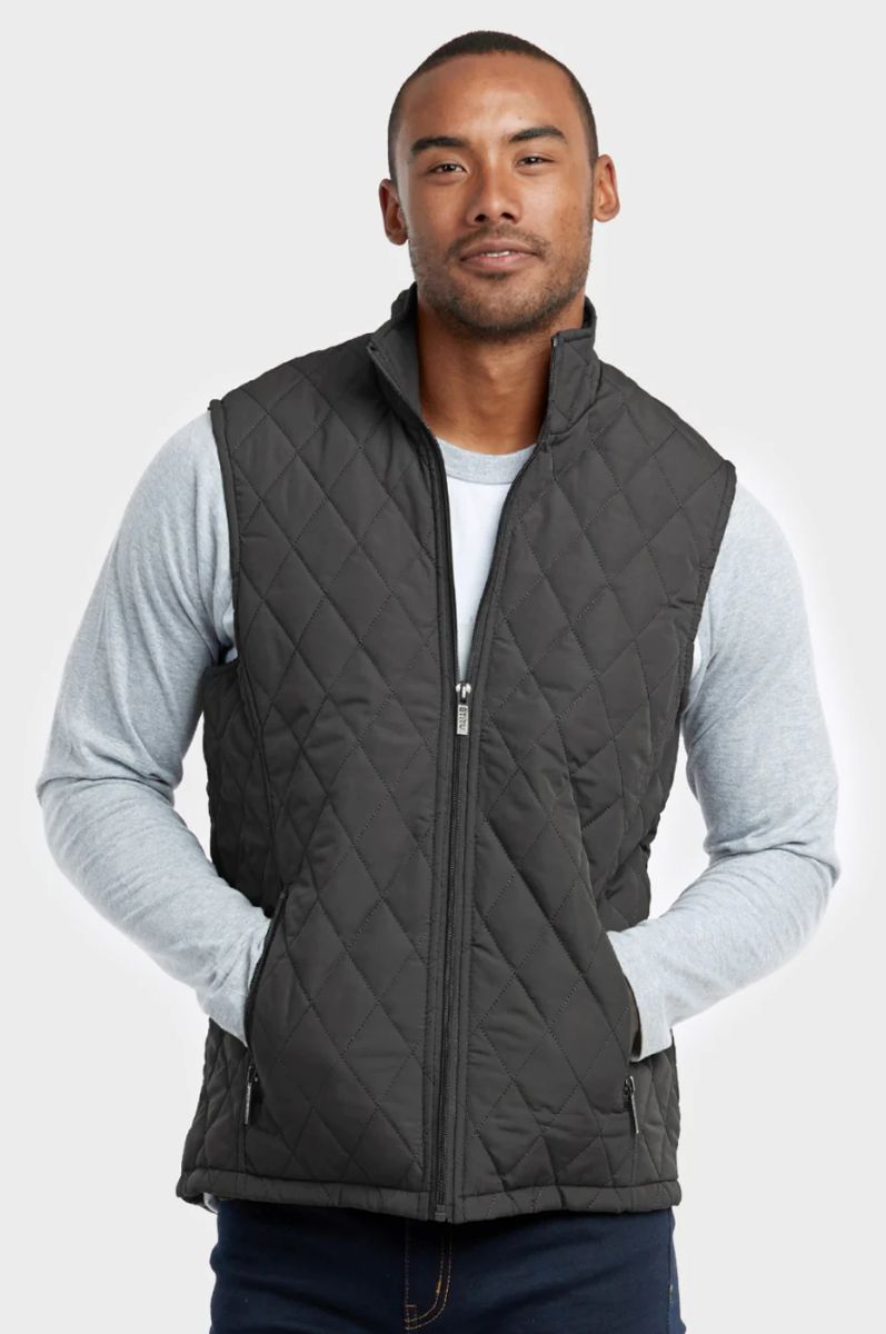 24 Pieces of Et Tu Men's Diamond Quilted Puffer Vest