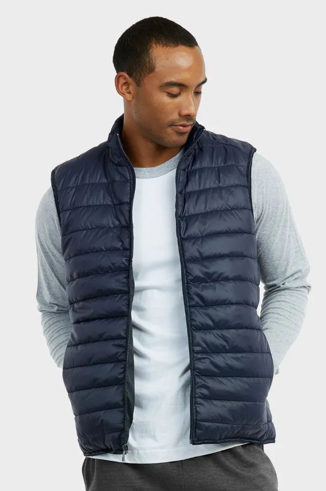 12 Wholesale Et|tu Men's Lightweight Puffer Vest Size L
