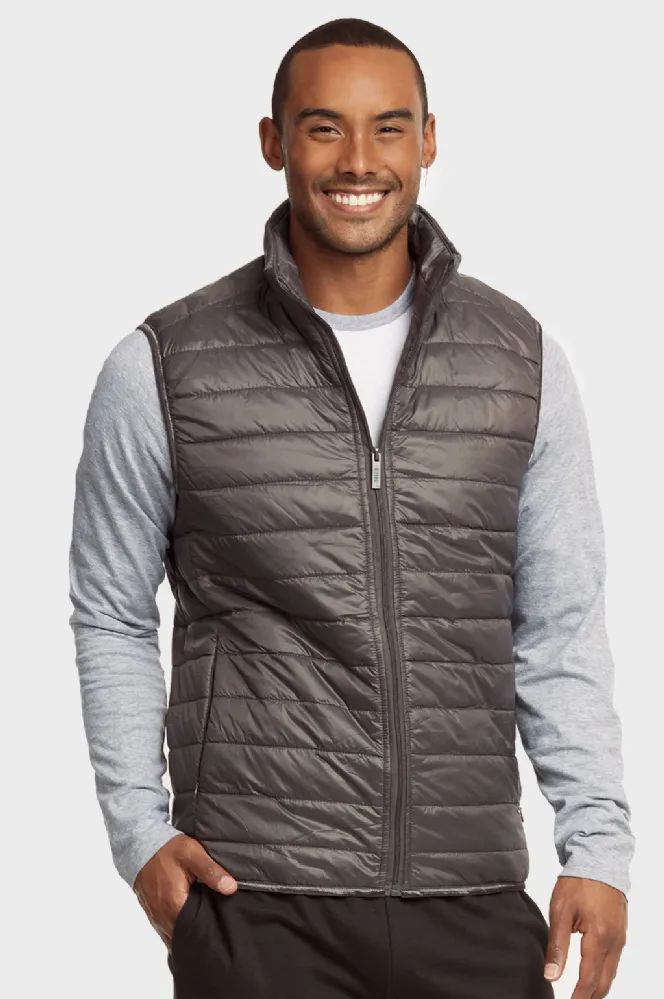 24 Pieces of Et|tu Men's Lightweight Puffer Vest Size L