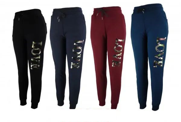 48 Pieces of Fur Lined Jogger Pants Size Size Assorted