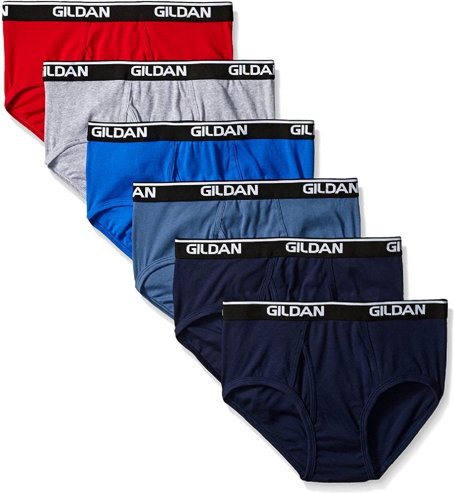 Gildan Mens Briefs, Assorted Colors And Sizes Bulk Buy