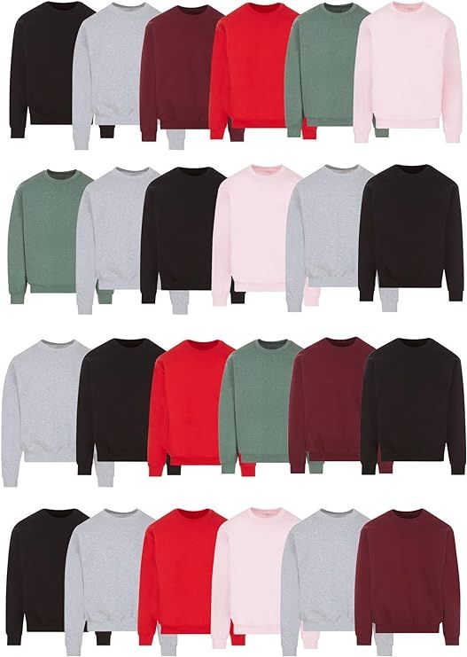216 Pieces Gildan Unisex Assorted Colors Fleece Sweat Shirts Size 4xl - Inmate Clothing and Footwear