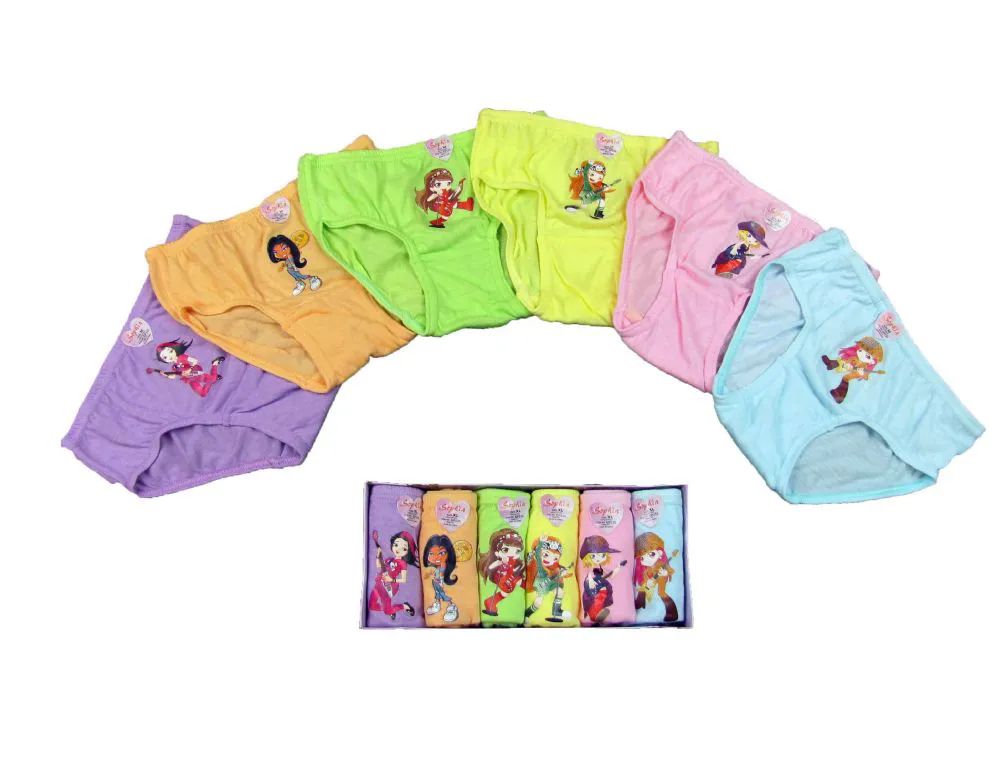 216 Pieces Girls Cotton Panty - Girls Underwear and Pajamas - at 