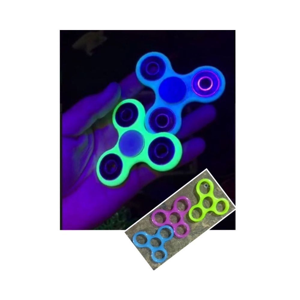 300 Wholesale Glow In Dark Fidget SpinneR--3 Colors