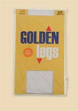 72 Pairs of Golden Legs Kids Tights Size 12-14 In White