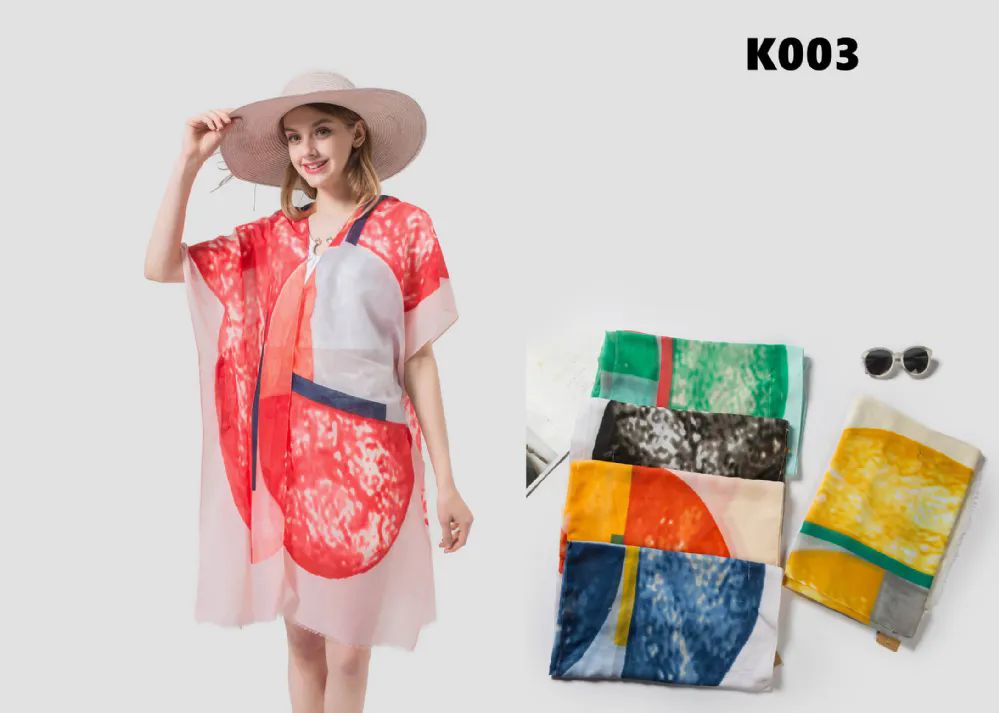 24 Wholesale Kimono Wrap Is Acrylic Color Black