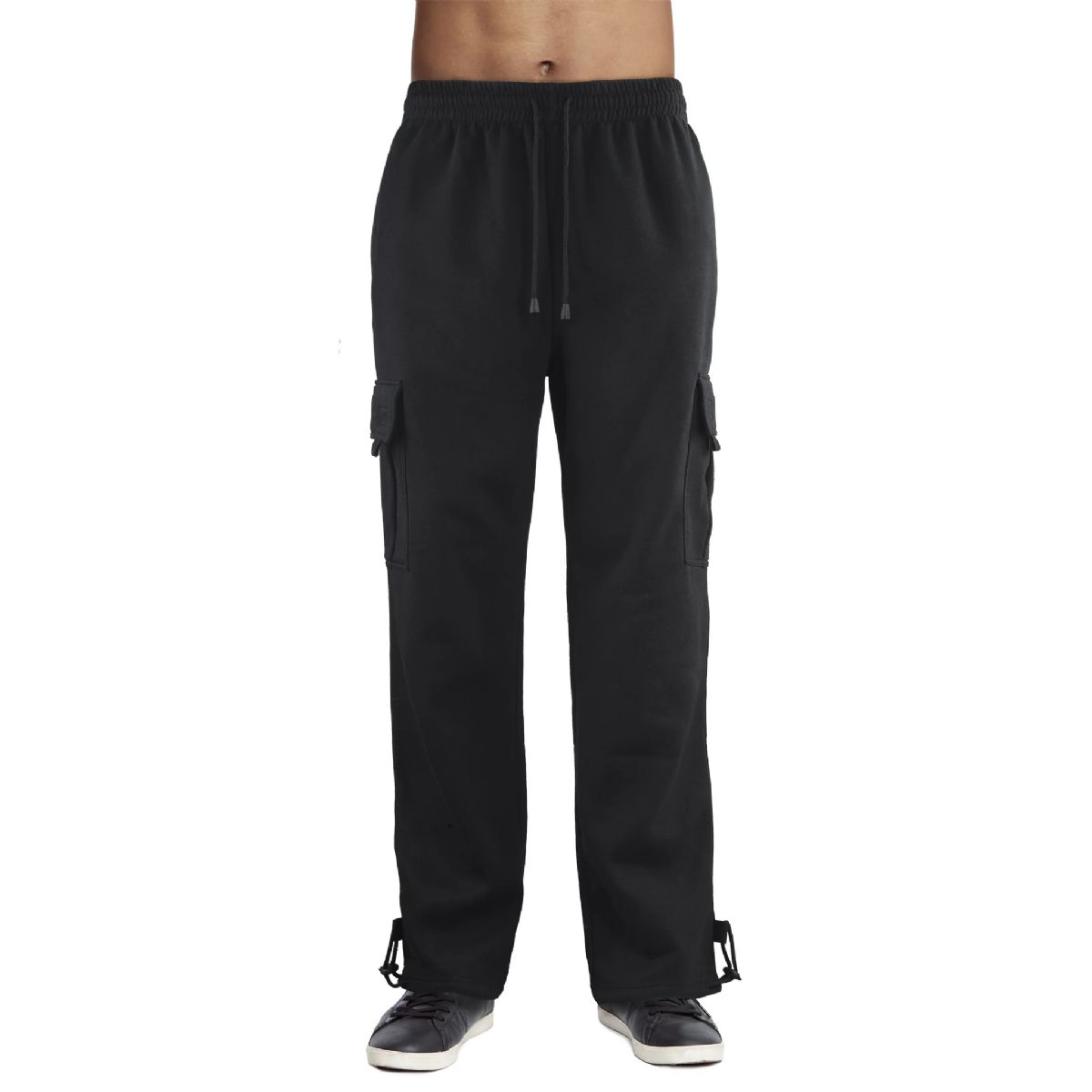 12 Pieces of Knocker Men's Fleece Cargo Pants Size Large