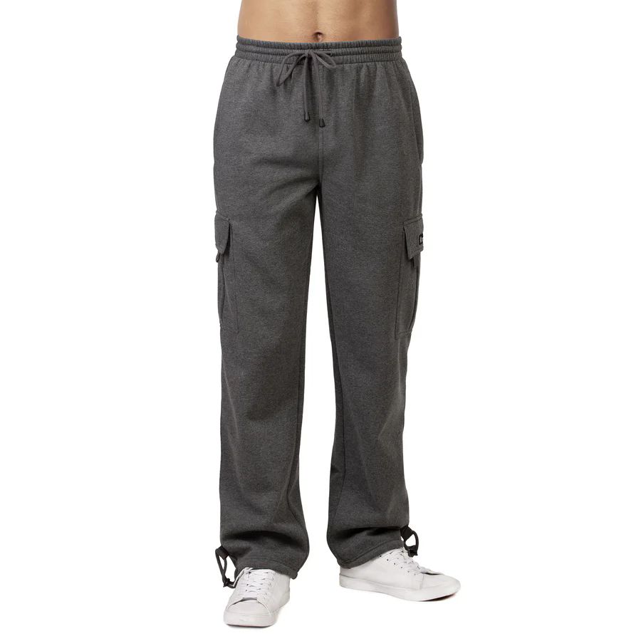 12 Pieces of Knocker Men's Fleece Cargo Pants Size 2xlarge