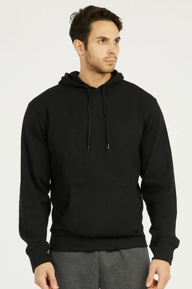 Knocker Men's Polar Fleece Quarter Zip Pullover (3xl, Black)