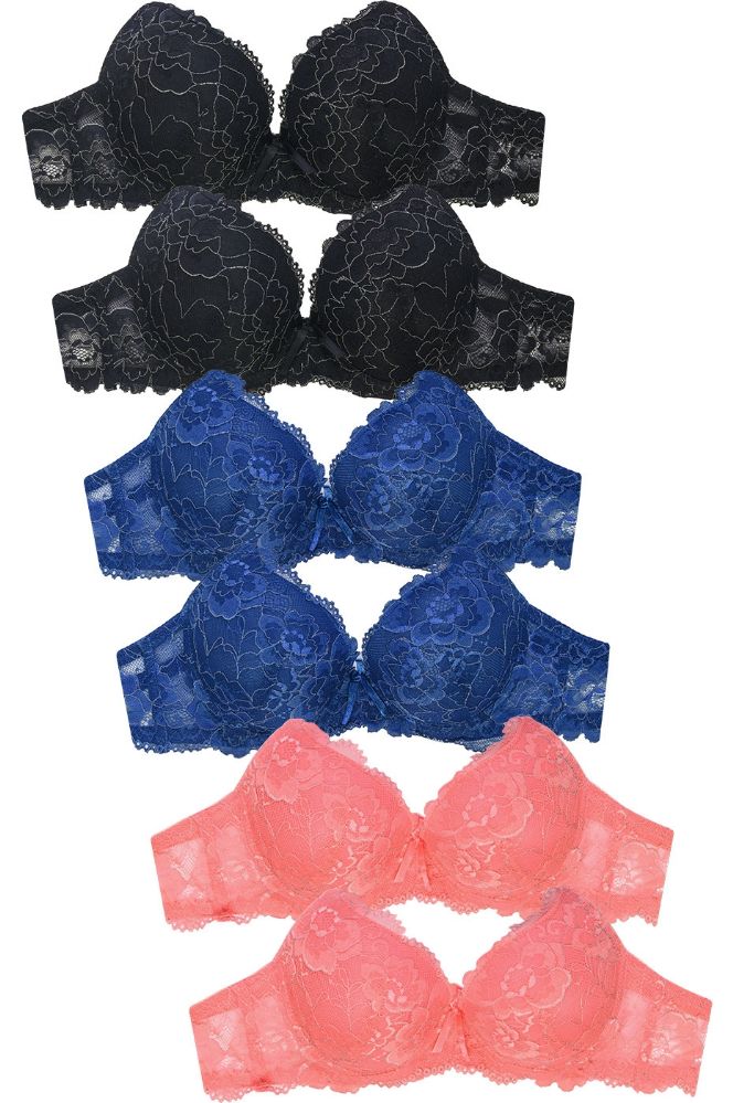 36 Pieces of Lacey Ladys Wireless, No Pad Mama Bra Size 40d