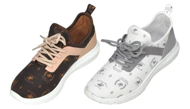 12 Pieces of License Beverly Hills Polo Club Rubber Shoes In White