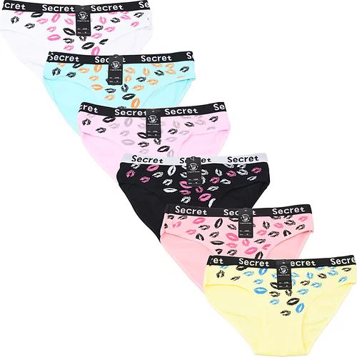 36 Pieces Women Panties Lip Kisses Design Size xl - Womens Panties &  Underwear - at 