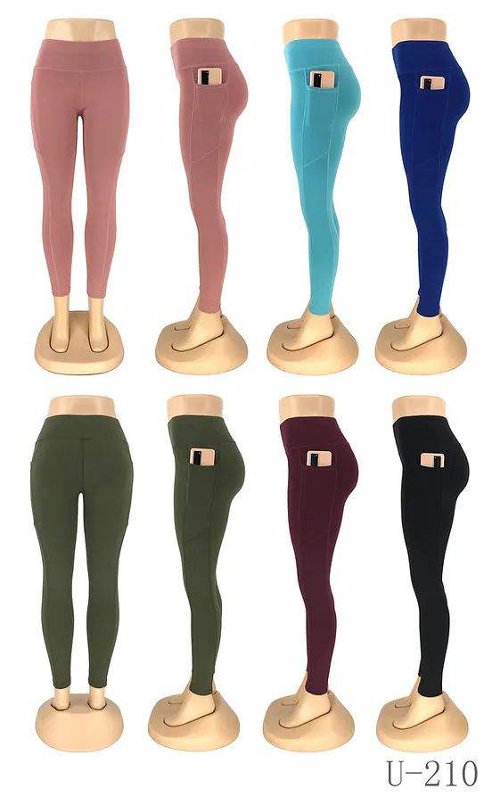 24 Wholesale Long Pants Solid Color Size L/ xl