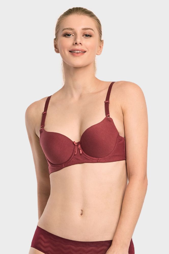 288 Wholesale Sofra Ladies No Wire Cotton Bra Cup B - at