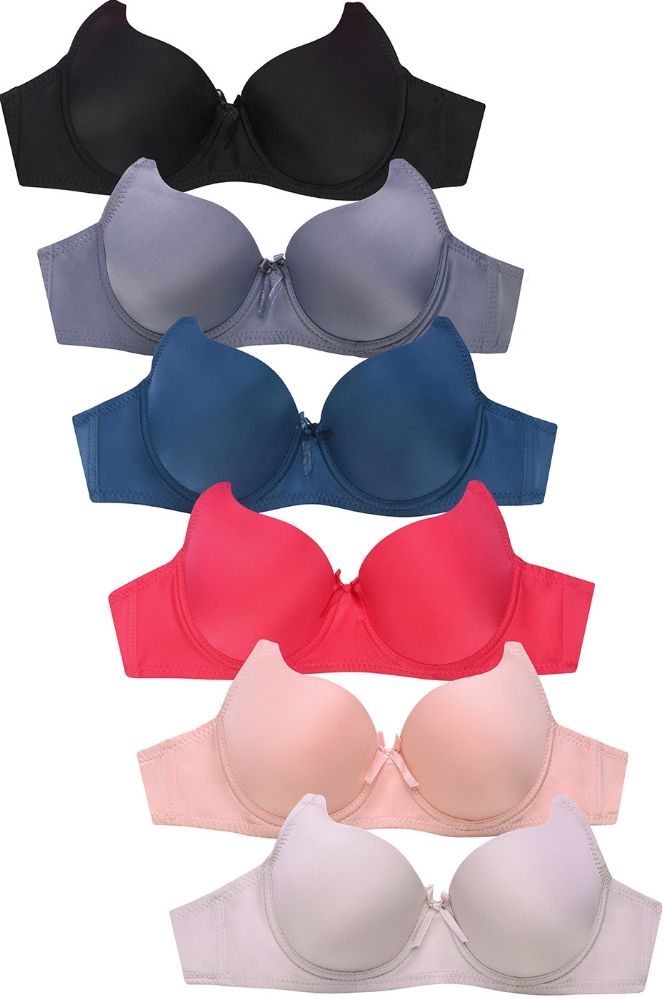 288 Pieces Mamia Ladies Full Cup Plain Lace Bra - Womens Bras And Bra Sets