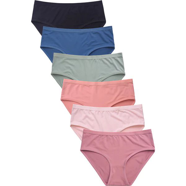 432 Pieces Mamia Ladies Soft Fabric Extended Bikini Panty Assorted