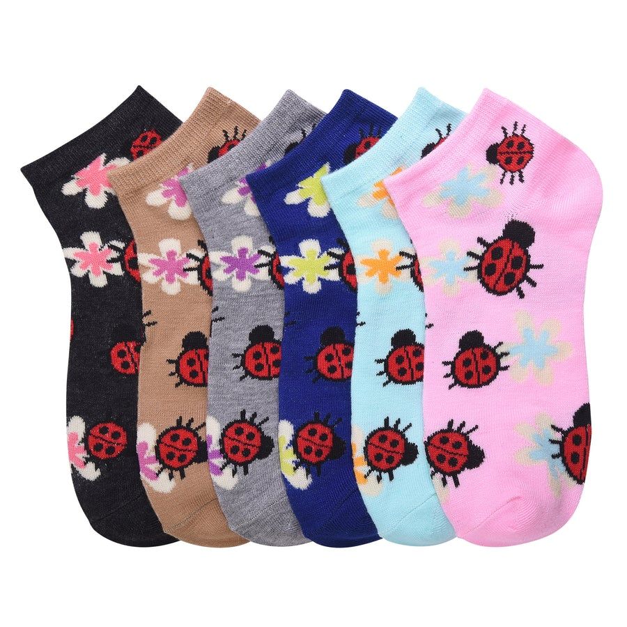 216 Wholesale Mamia Spandex Socks (bugs) Size 9-11